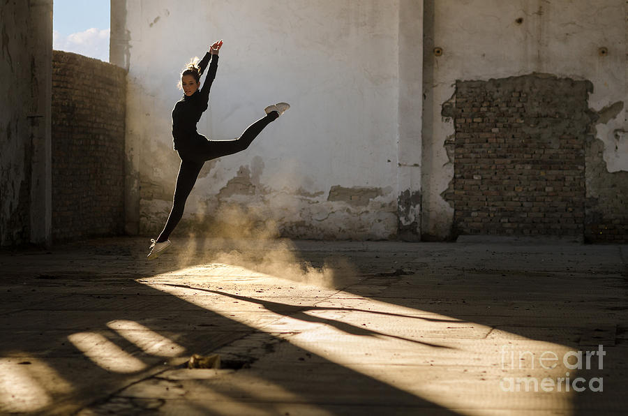 Practice Photograph - Beautiful Young Ballerina Dancing In by Sasa Prudkov Practice Photograph - Beautiful Young Ballerina Dancing In by Sasa Prudkov