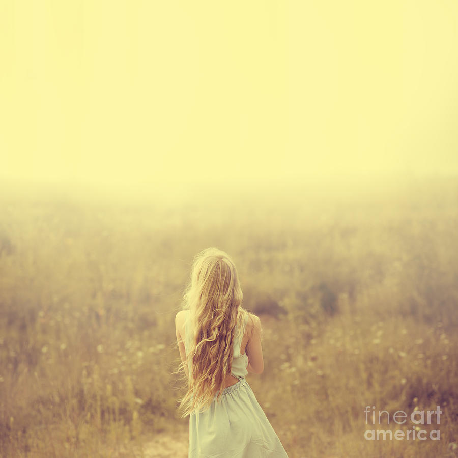 Magic Photograph - Beautiful Young Blond Woman Enjoying by Aleshyn andrei Magic Photograph - Beautiful Young Blond Woman Enjoying by Aleshyn andrei