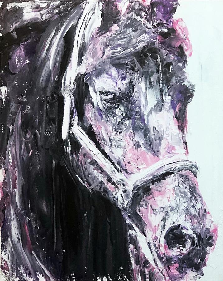 Beauty Contemporary Horse Painting by Jennifer Godshalk Beauty Contemporary Horse Painting by Jennifer Godshalk