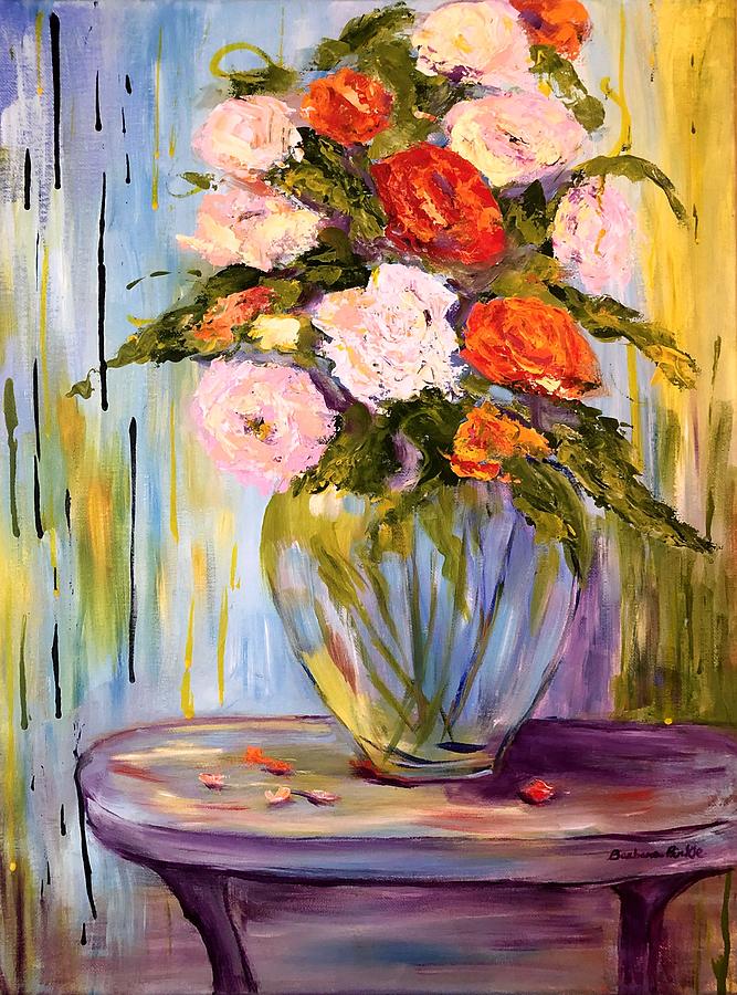 Beauty in a Vase Painting by Barbara Pirkle