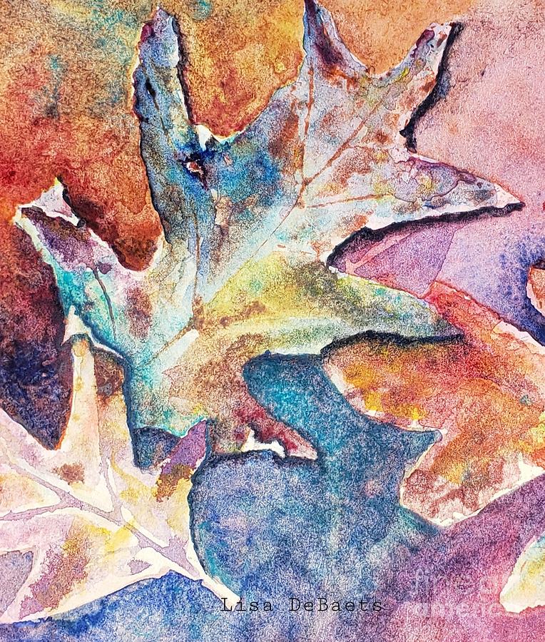 Beauty in Fall Painting by Lisa Debaets