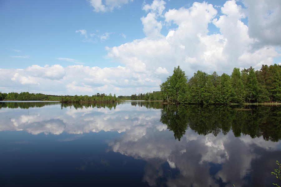 Beauty In Nature Lake With Mirroring Photograph by Pejft