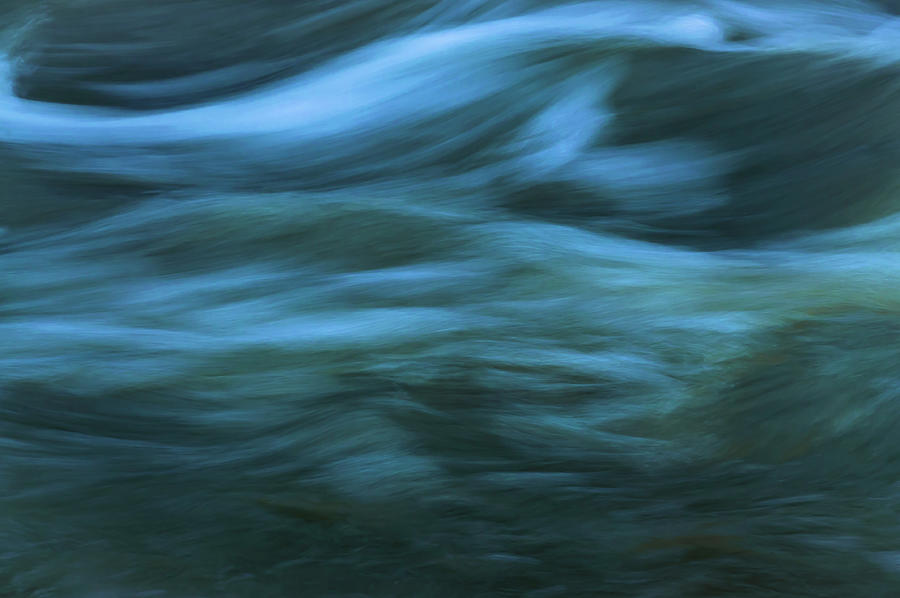 Abstract Photograph - Beauty In Slow Moving Water by Anthony Paladino
