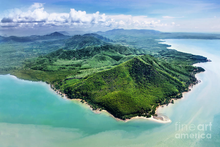 Plane Photograph - Beauty Islands, View From The Plane by Saiko3p Plane Photograph - Beauty Islands, View From The Plane by Saiko3p