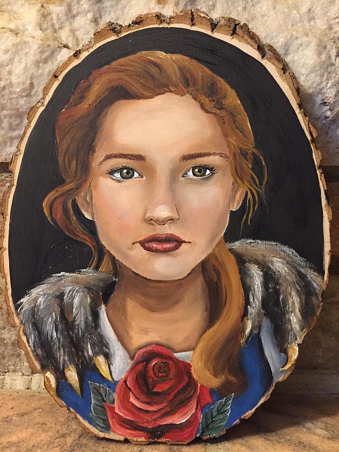 Beauty And The Beast Painting - Beauty by Laura Cain
