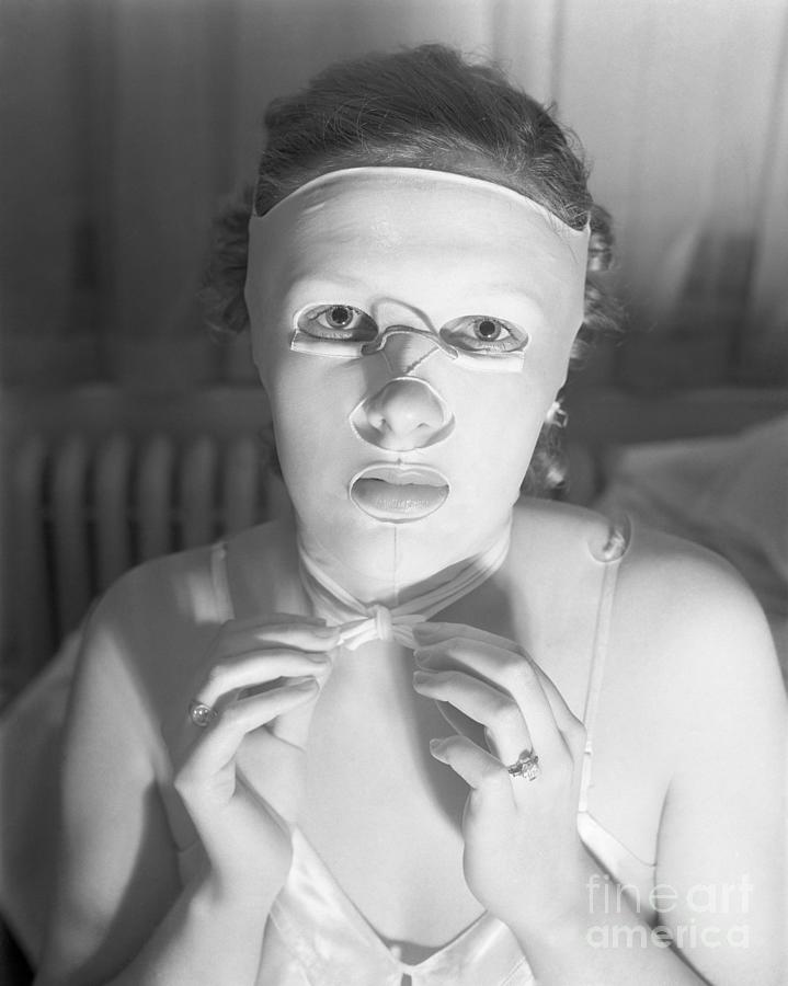 Beauty Mask Photograph By Bettmann Fine Art America