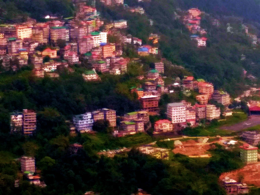 Beauty of a city on mountains Photograph by Nilu Mishra