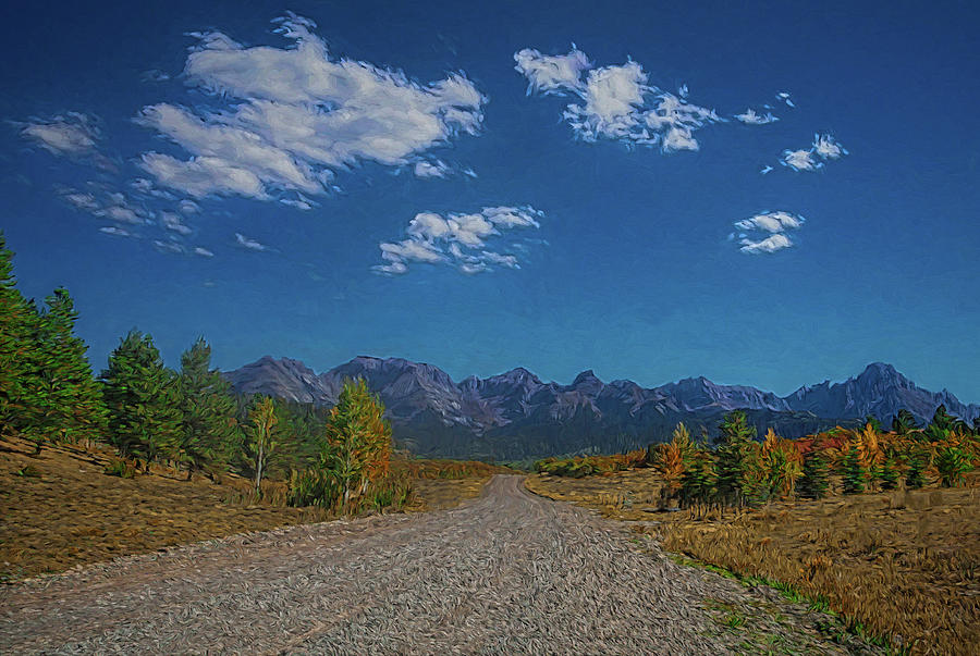 Beauty of the San Juan mountains Colorado Digital Art by Ernest Echols