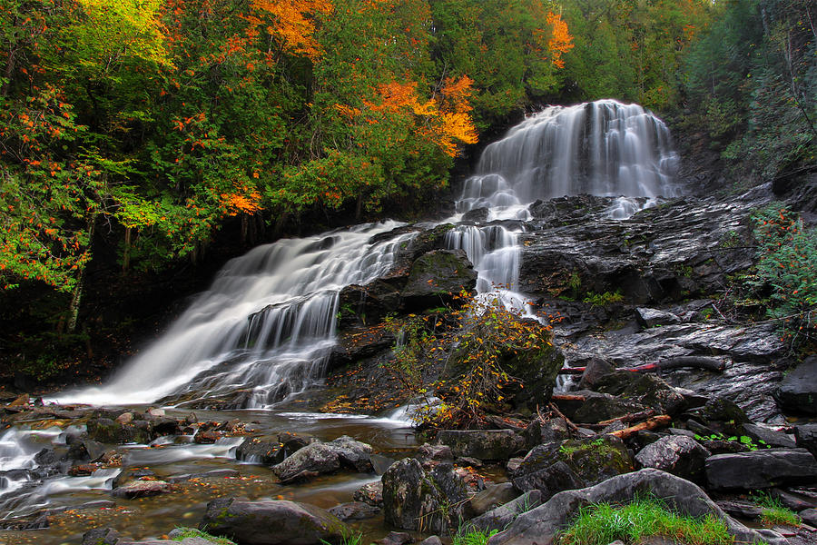 Beaver Brook Falls Photograph by White Mountain Images
