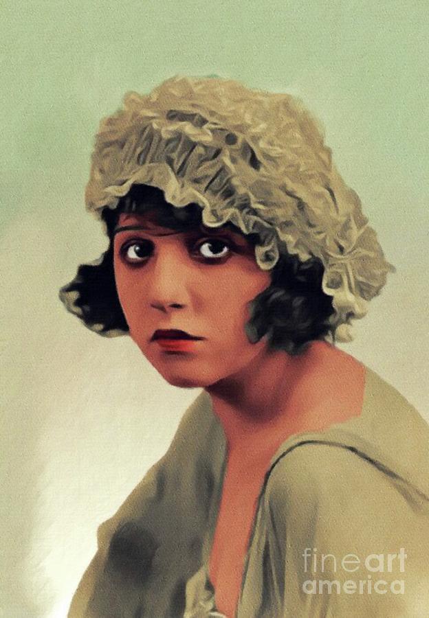 Bebe Daniels Vintage Actress Painting By Esoterica Art Agency