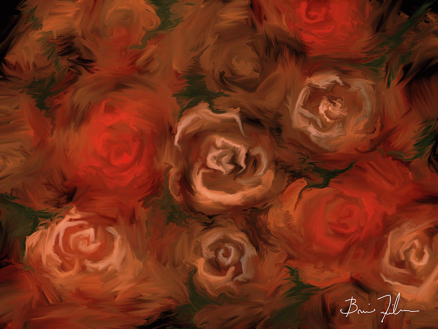 Rose Photograph - Bed Of Roses by Fivefishcreative