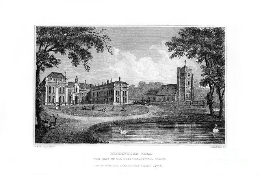 Beddington Park, Sutton, Surrey Drawing by Print Collector