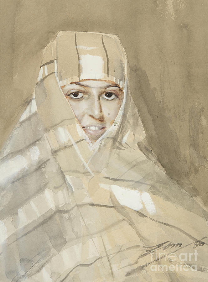 Bedouin Girl, 1886 Painting by Anders Leonard Zorn