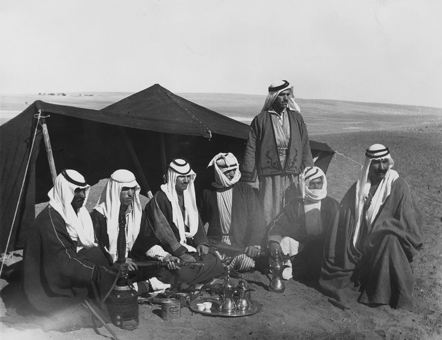 Bedouins Have Coffee Photograph by Fox Photos