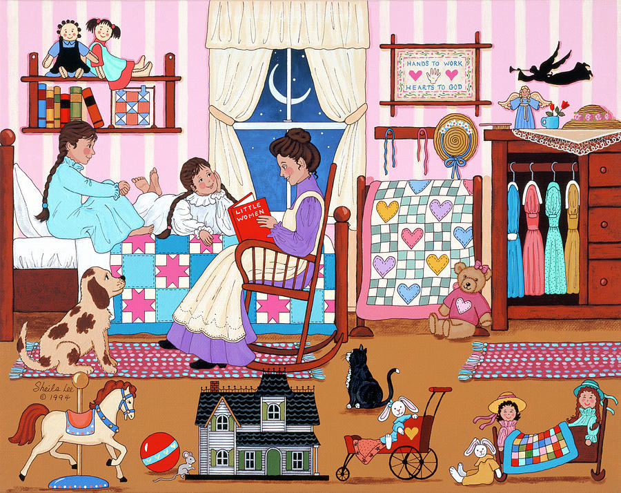 Toy Painting - Bedtime Story by Sheila Lee