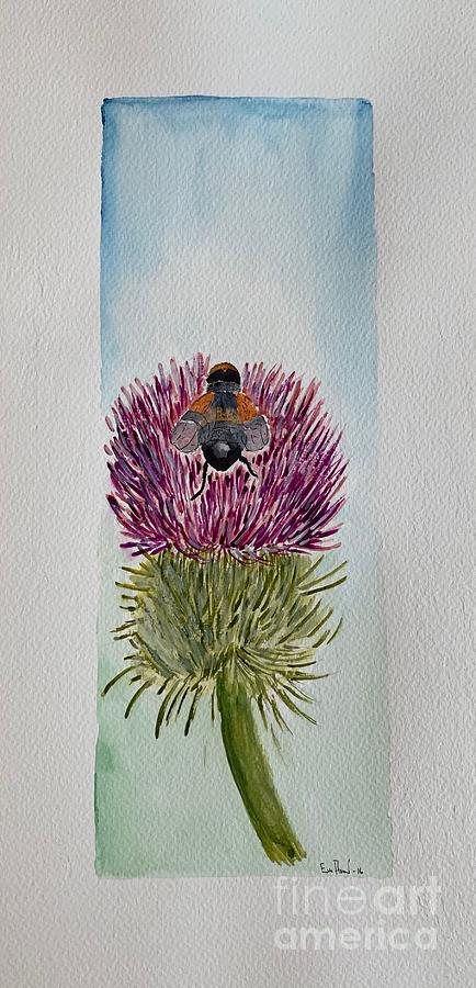 Bee and tistle by Eva Ason Bee and tistle by Eva Ason