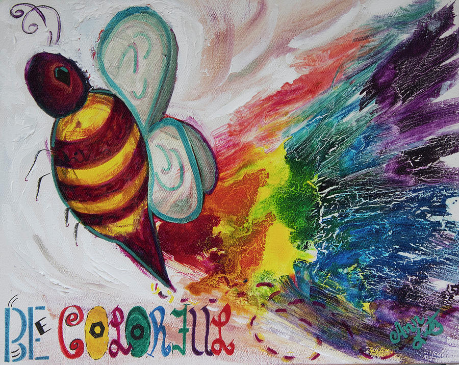 Bee Colorful Painting