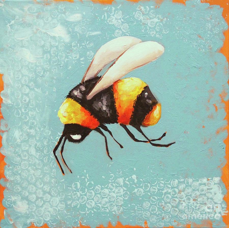 Bee Painting  #6 Painting by Lucia Stewart