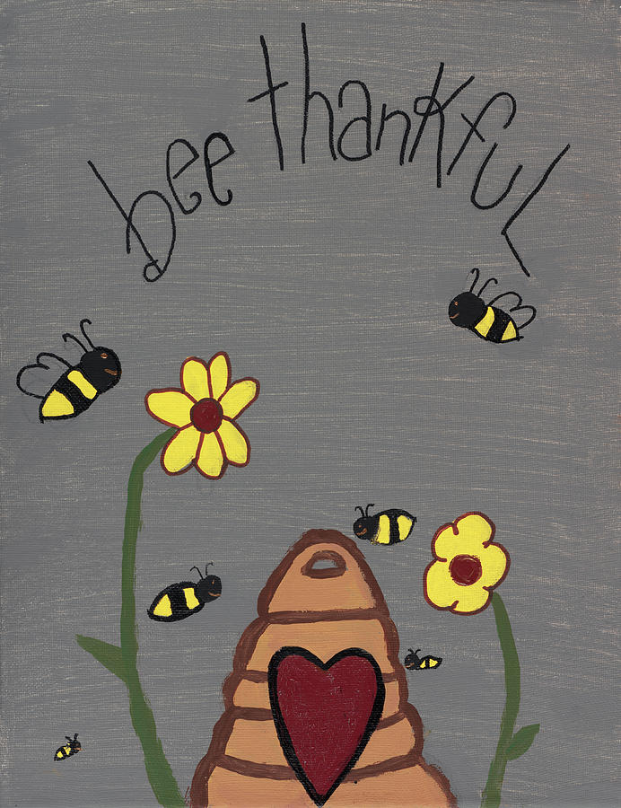 Beehive Photograph - Bee Thankful by Nina Marie Beehive Photograph - Bee Thankful by Nina Marie