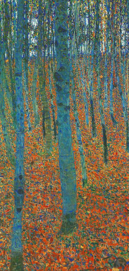 Beech Forest I Painting