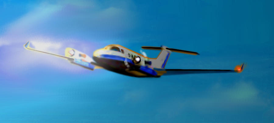 Beechcraft - King Air 350 Blue by Marcello Cicchini Beechcraft - King Air 350 Blue by Marcello Cicchini