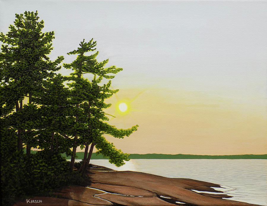 Beechey Point Painting by Kenneth M Kirsch
