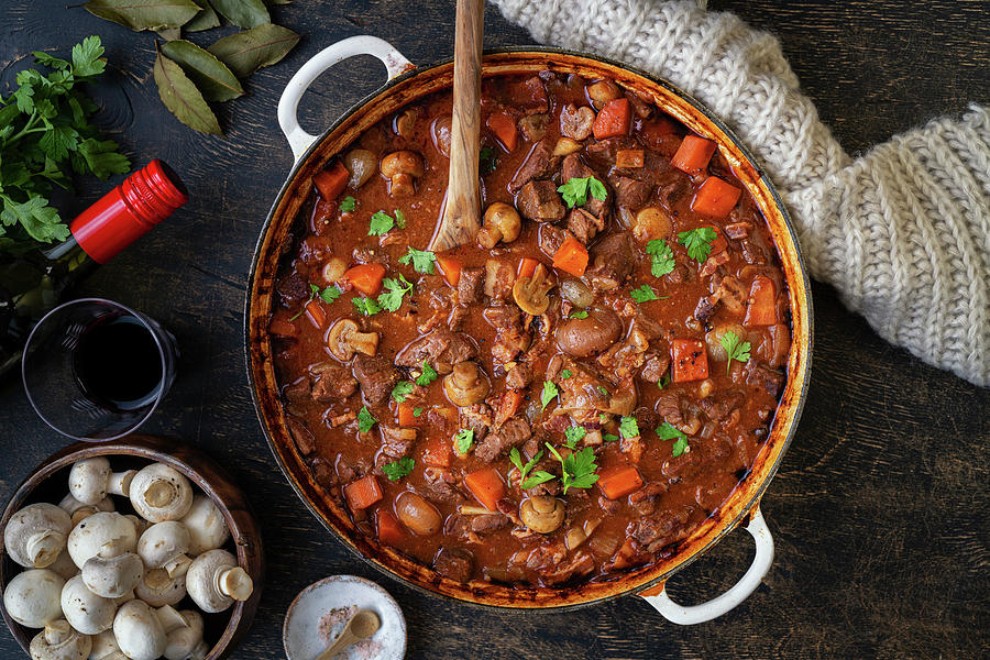 Beef Bourguignon Photograph by Lucy Parissi - Fine Art America