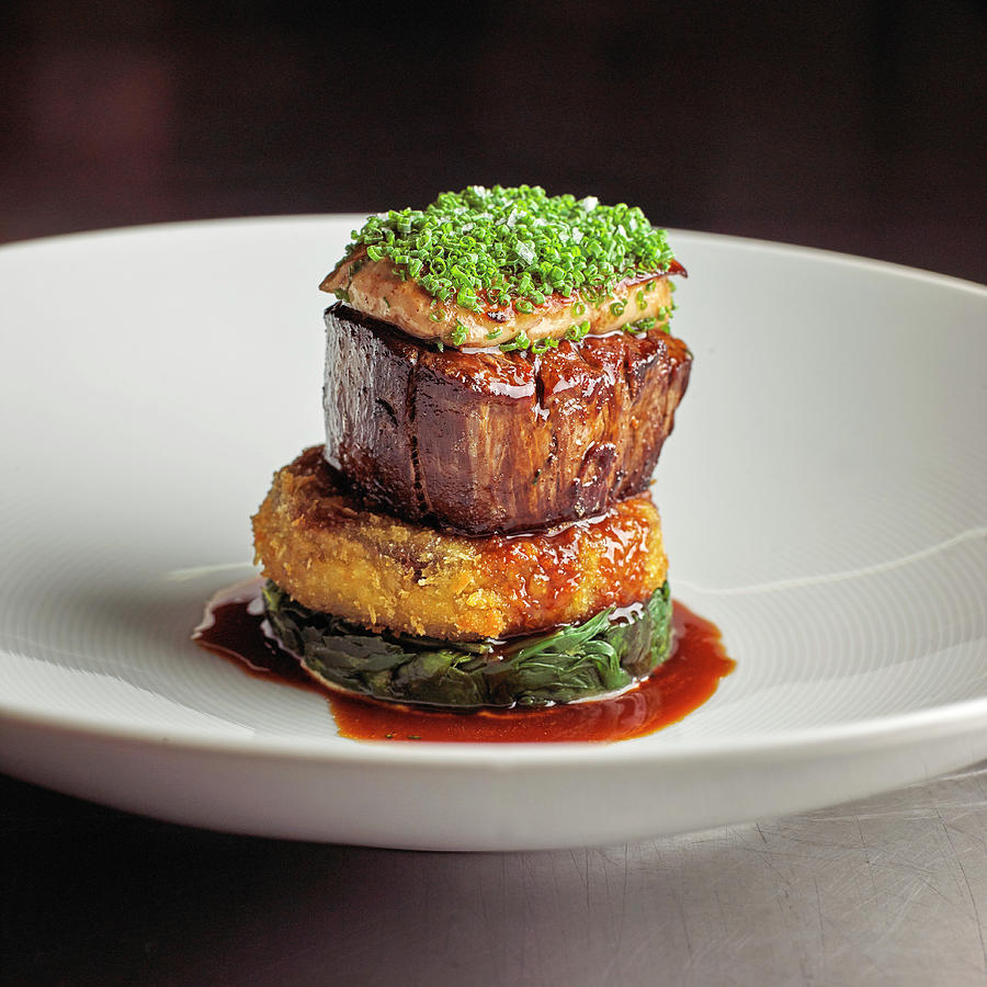 Beef Tournedos Rossini With Goose Liver Photograph by William Reavell ...