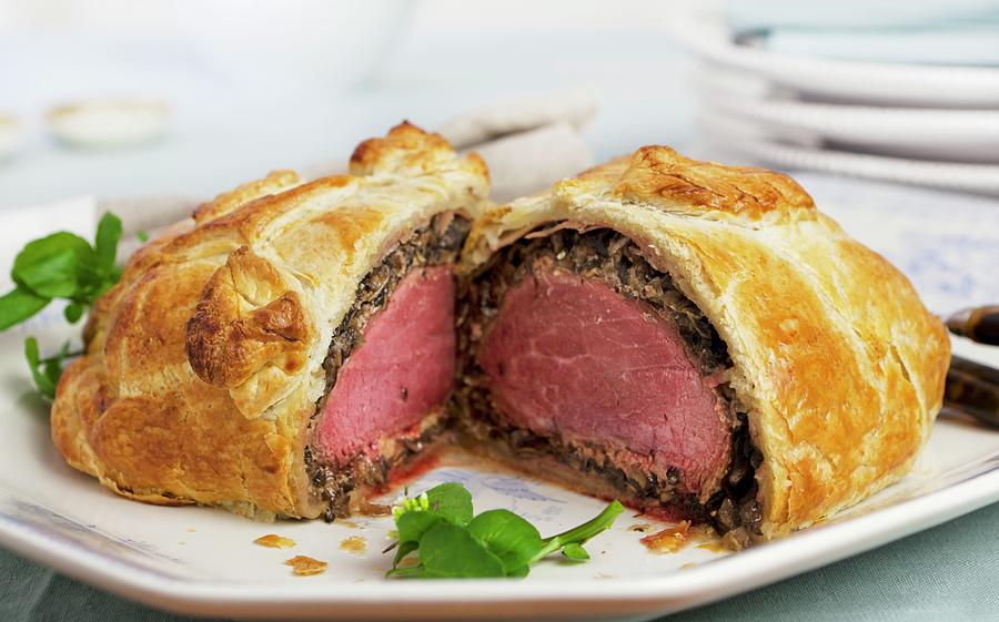 Beef Wellington, Cut In Half Photograph by Lowe, Cath