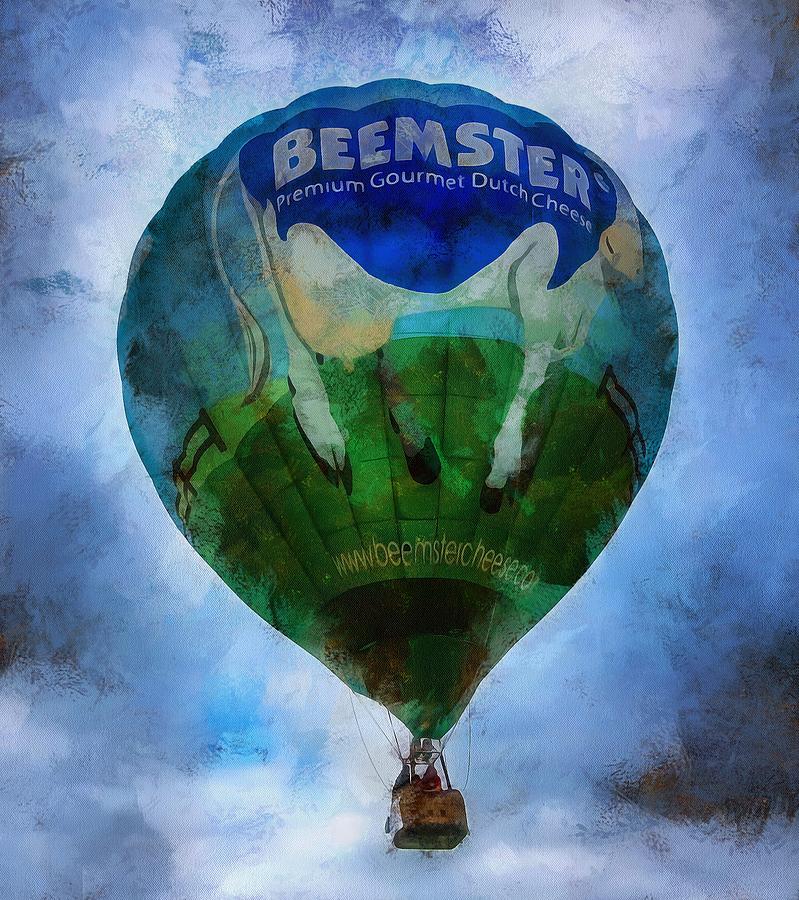 Cell Phone Covers Photograph - Beemster The Happy Hot Air Balloon by Thom Zehrfeld