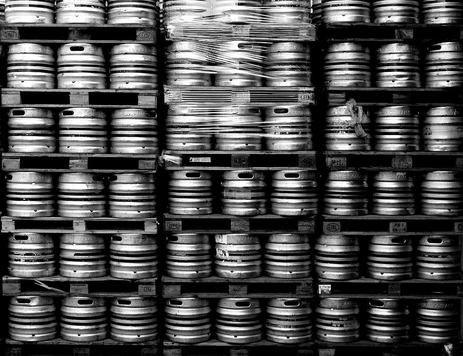 Beer Kegs Photograph by Karl Borg