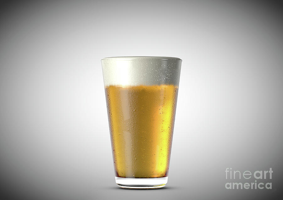 Beer Pint Digital Art