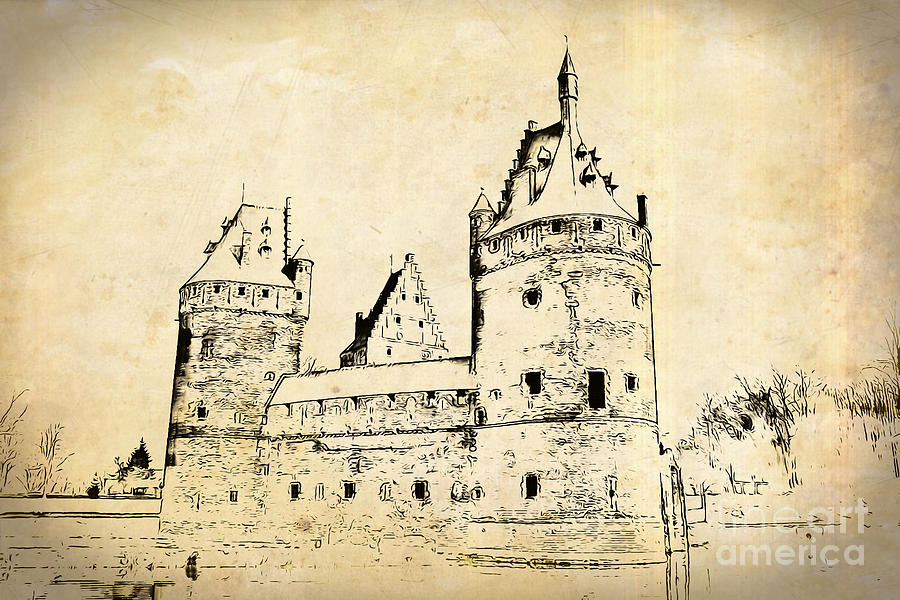 Beersel Castle Old by Jurgen Huibers Beersel Castle Old by Jurgen Huibers