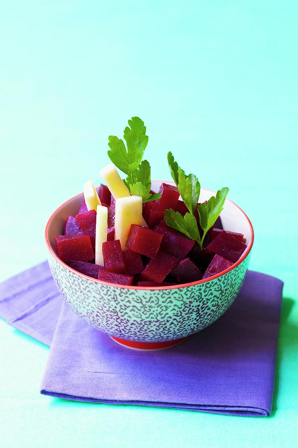 Beetroot Salad With Apple Photograph by Hilde Mche