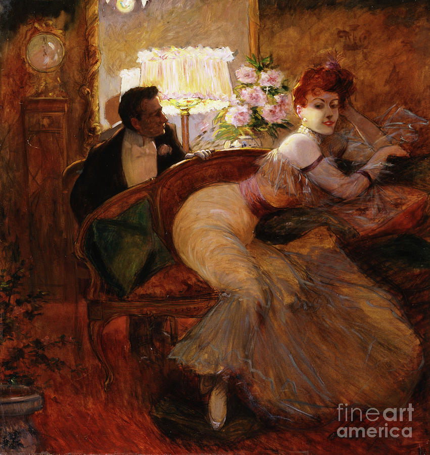 Before The Ball Painting by G. Payen