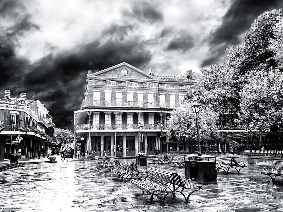 Before the Crowds at Jackson Square New Orleans Photograph by John Rizzuto