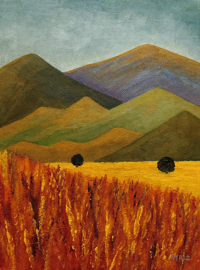 Before The Harvest Painting by Angeles M Pomata