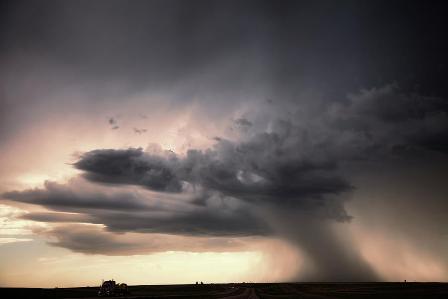 Beginings Of A Tornado Photograph by Birdofprey