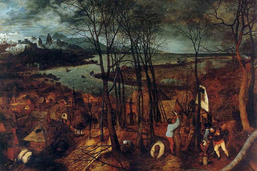 Beginning of Spring - Complete Painting by Pieter Bruegel the Elder ...