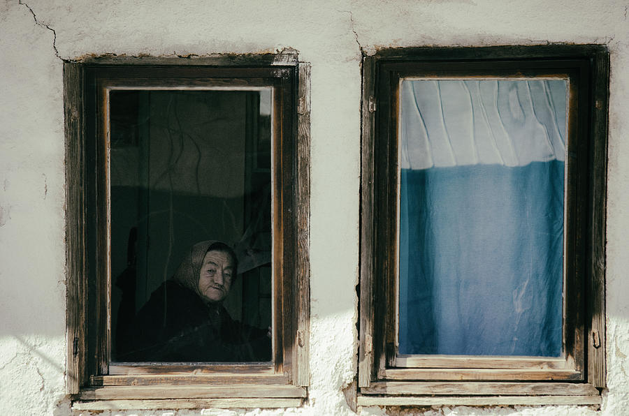 Behind The Closed Curtain Photograph by Anita Palceska