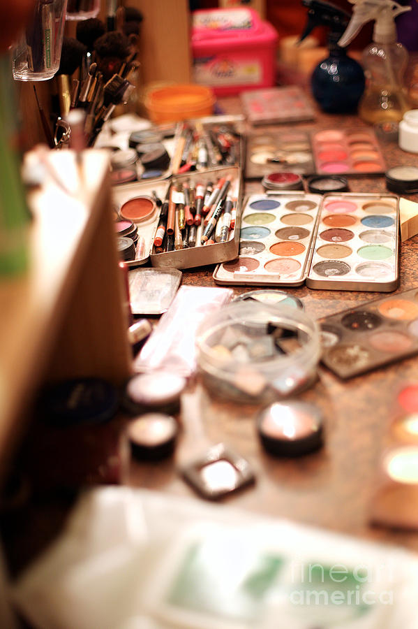 Makeup Photograph - Behind The Scenes Make-up by Anna Jurkovska Makeup Photograph - Behind The Scenes Make-up by Anna Jurkovska
