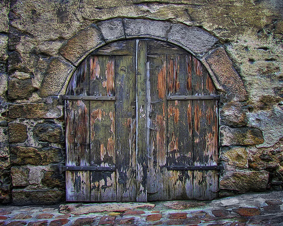 Behind These Doors - Joigny - France Photograph by Nikolyn McDonald