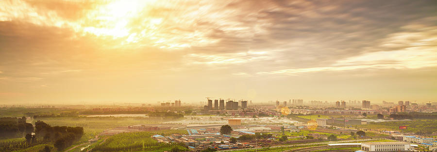 Beijing Cityscape Panorama Photograph by Czqs2000 / Sts