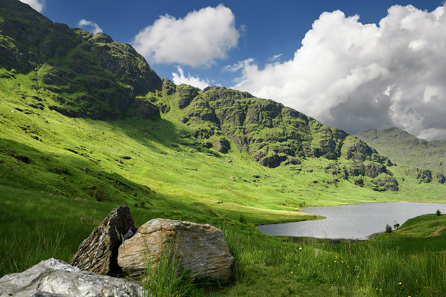 Beinn An Lochain And Binnein An Fhidhleir Mountains Of The Arroc Photograph