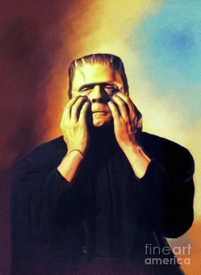 Hollywood Painting - Bela Lugosi as Frankenstein by Esoterica Art Agency