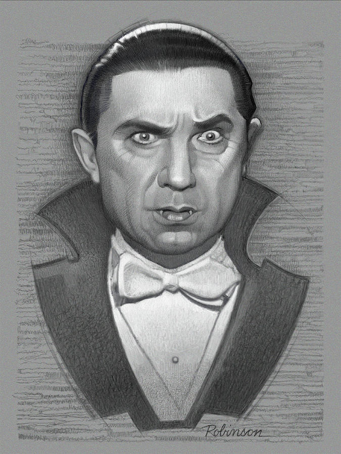 Bela Lugosi Dracula Drawing by D Robinson Fine Art America