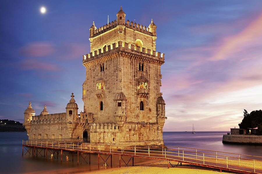 Belem Tower, Lisbon, Portugal Digital Art by Richard Taylor