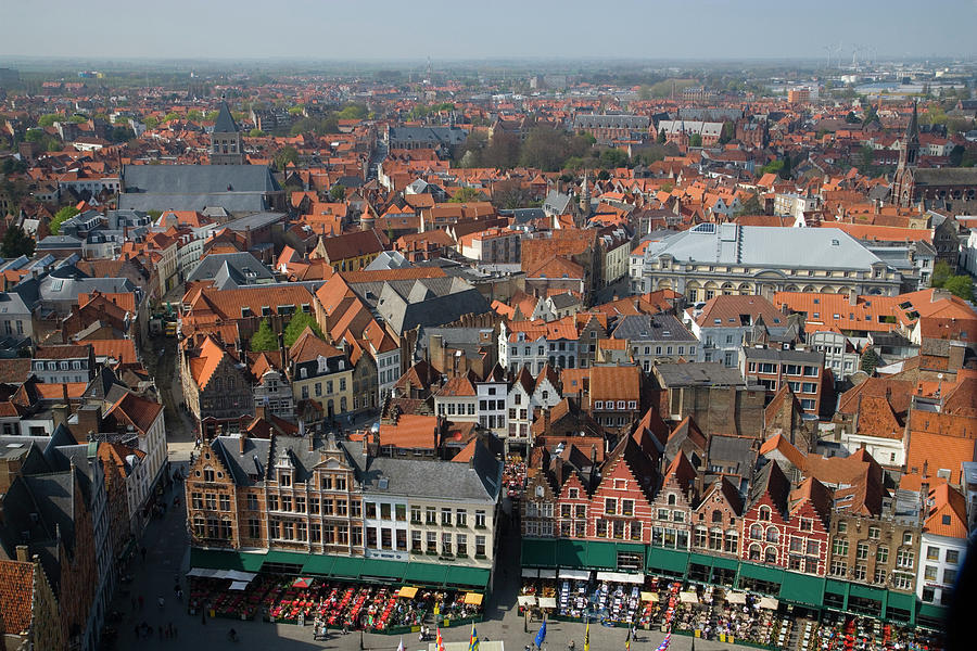 Belgium, Flanders, Bruges, Cityscape Photograph by Darrell Gulin