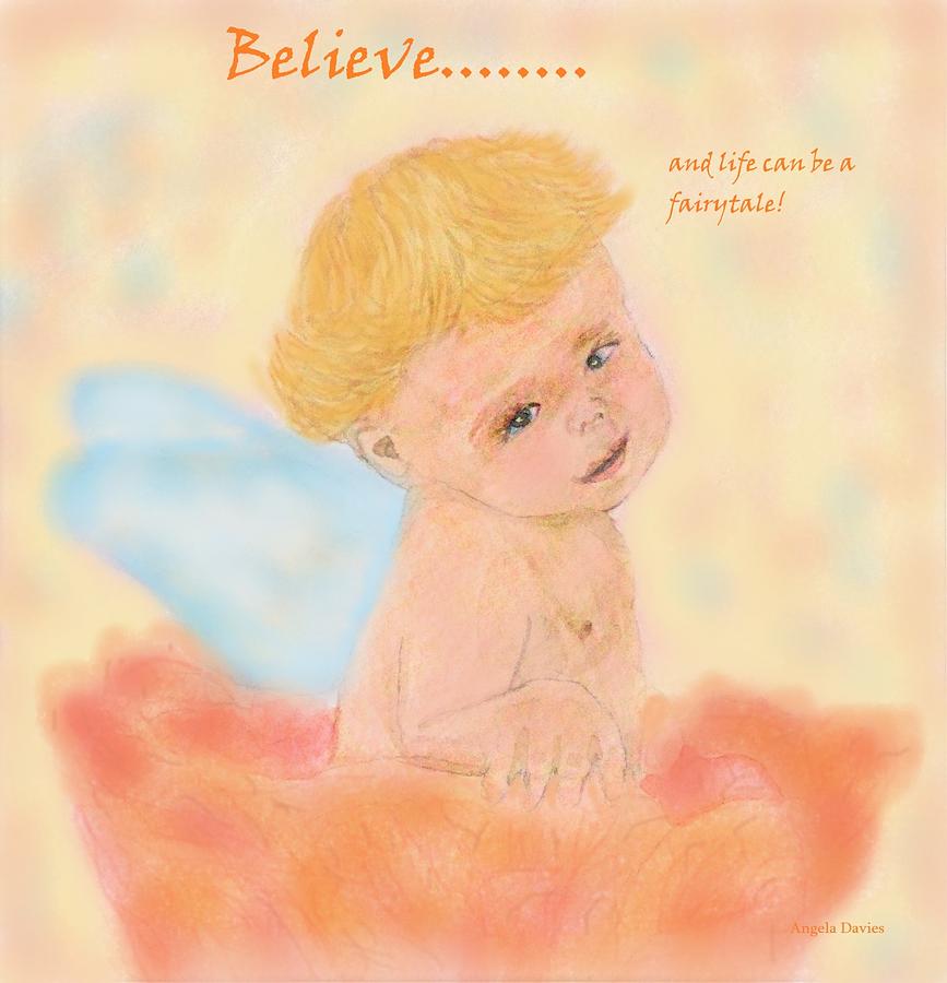 Believe Painting by Angela Davies