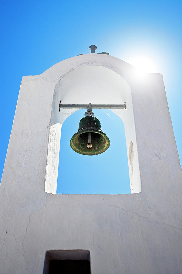 Bell And Cross Of Orthodox Church On Photograph by Mbbirdy